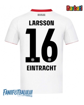 Eintracht Frankfurt Hugo Larsson #16 Tricou Fotbal Replică 2025-26 Barbati Deplasare